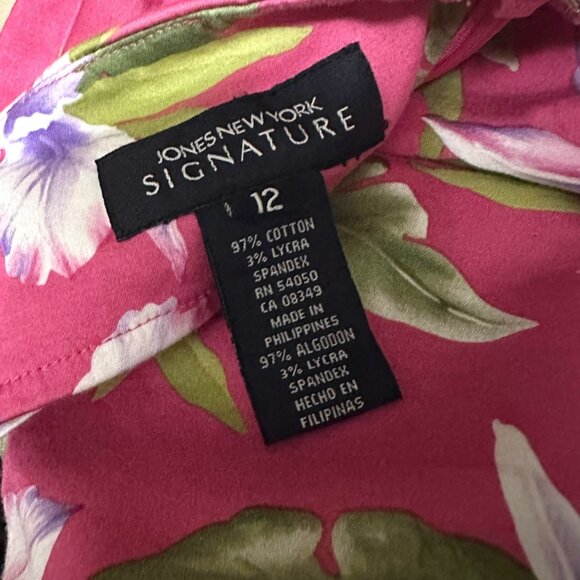 Jones NY Vtg 2000s Pink Floral Halter Summer Dress - Picture 5 of 5